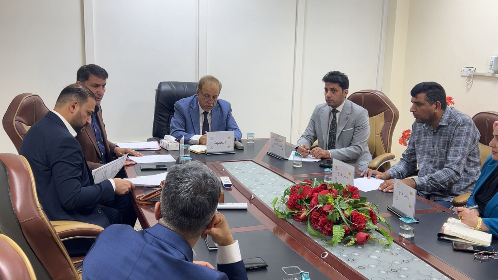 أجتماع مجلس كلية طب الاسنان جامعة ذي قار للسنة الدراسية (2025 -2026)