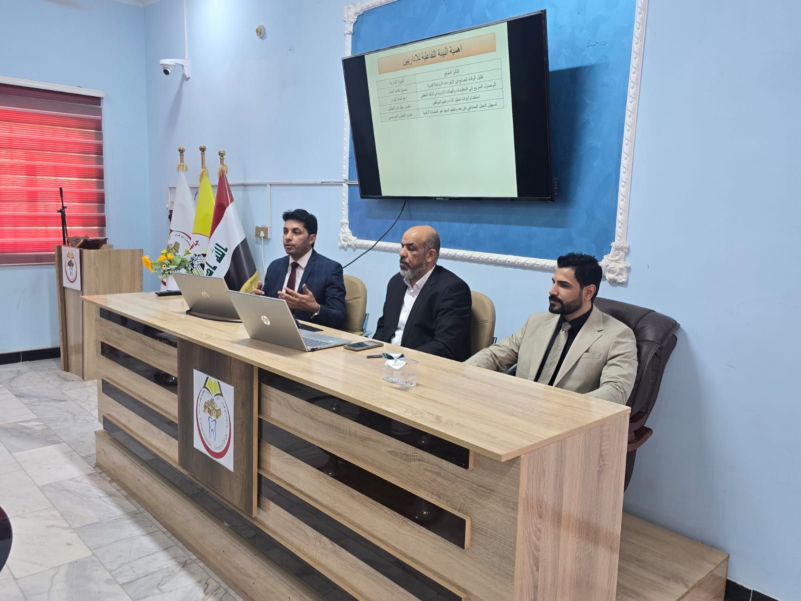 (كلية طب الأسنان تقيم ورشة بعنوان البيئة التفاعلية لتنمية المهارات الإدارة الإلكترونية)