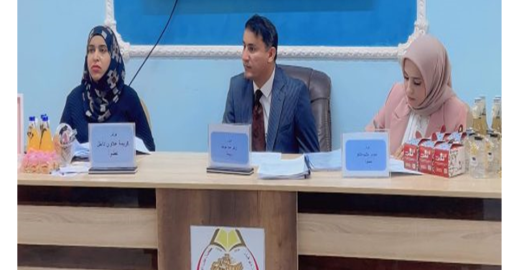 كلية طب الاسنان جامعة ذي قار تناقش بحوث التخرج