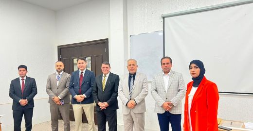 عميد كلية طب الأسنان بجامعة ذي قار يزور جامعتي العين